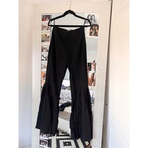 Zara Fitted Fringe Pants Size Small